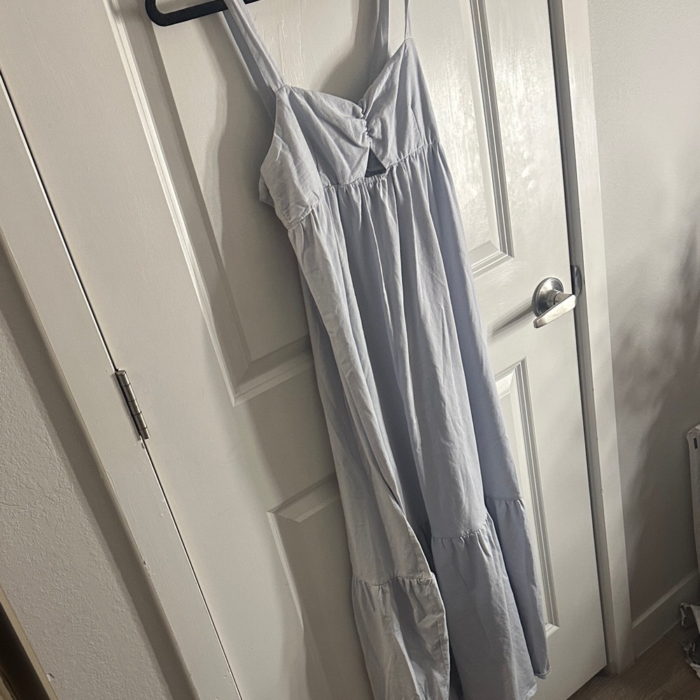 Zara Light Blue Maxi Dress